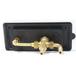 Reich Karavan Tetikli Dış Duş Çıkışı ve Duş Başlığı Siyah