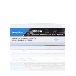 Sensation 3000W Watt 3Kw Tam Sinüs Şarjlı (20A) İnvertör Ekranlı 12V / 220V Çevirici İnverter