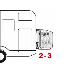 Karavan Bisiklet Taşıyıcısı Koruyucu Branda - Siyah