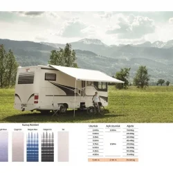 Thule Omnistor 6300 Kasetli Karavan Tentesi Tavan Montajlı 4.50x2.50 - Siyah