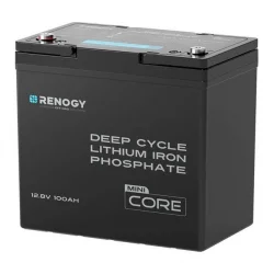 Renogy 12V 100Ah Core Mini Lityum Akü - Ultra Kompakt LiFePO4