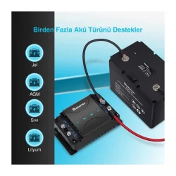 Renogy 12V 30A DC-DC Akü Şarj Cihazı ve 30A MPPT Denetleyici (Hibrit)