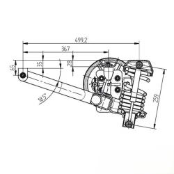 KNOTT 675 kg Sağ Spiral Yaylı Bağımsız Süspansiyon Salıncak Modülü 5x112
