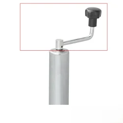 KNOTT TK60/ATK60 150 mm 19x15 Oval Ön Destek Tekeri Çevirme Kolu