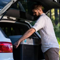 Acopower PX50 12/24/220Volt 50Litre Kompresörlü Tekerlekli Outdoor Oto Buzdolabı (Akü Dahil Değildir)