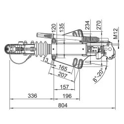 AL-KO 2000-3500KG 2361 Premium V model Frenli Kaplin