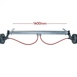 Al-Ko 750Kg 4x100 1400mm Torsiyonlu Frenli Dingil
