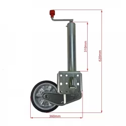 AL-KO Jockey 60mm 500Kg Destek Ayağı Tekerleği