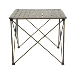 Alüminyum Büyük Masa + 2 Fırat Sandalye Set