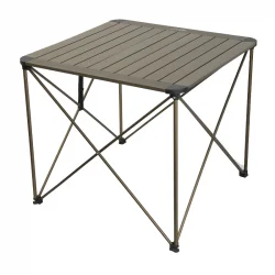 Alüminyum Büyük Masa + 2 Fırat Sandalye Set