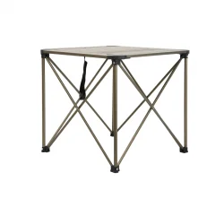 Alüminyum Küçük Masa + 2 Fırat Sandalye Set