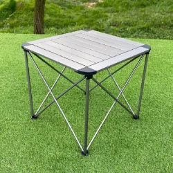 Alüminyum Küçük Masa + 4 Fırat Sandalye Set