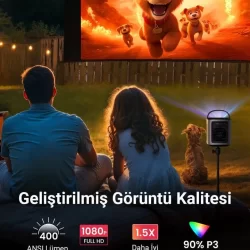 Anker Nebula Mars 3 Air Akıllı Taşınabilir Wifi Kablosuz Projeksiyon Cihazı