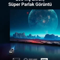 Anker Nebula Mars 3 Akıllı Taşınabilir WiFi Kablosuz Projeksiyon Cihazı