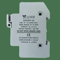 Apex DC Sigorta Yuvası 32A DC 1000V