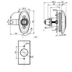 Arnedo Badem Karavan Bagaj Kilidi