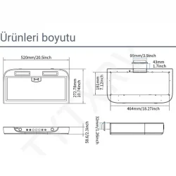 Aspiratör Davlumbaz Led Işıklı 3 Fanlı Paslanmaz Çelik Filtre Dokunmatik