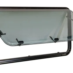 Berhimi 45x110 Amortisörlü Karavan Penceresi (Sineklikli Güneşlikli)