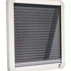 Berhimi 45x50 Amortisörlü Karavan Penceresi (Sineklikli Güneşlikli)