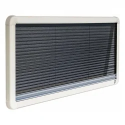 Berhimi 45x90 Amortisörlü Karavan Penceresi (Sineklikli Güneşlikli)