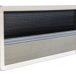 Berhimi 50x120 Amortisörlü Karavan Penceresi (Sineklikli Güneşlikli)
