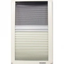Berhimi 60 x 35 Dikey Amörtisörlü Karavan Penceresi (Sineklikli Güneşlikli)