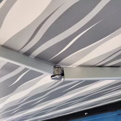 Berhimi M44 Kasetli Duvar Tipi Karavan Tentesi 2.50 x 2.00 Siyah Kasa