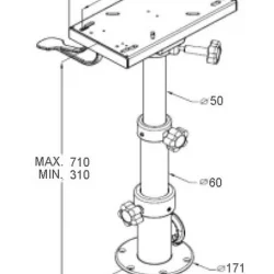 Berhimi Teleskopik Masa Ayağı