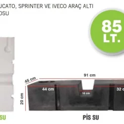 Karavan Su Deposu 85 Lt Master Uyumlu Beyaz