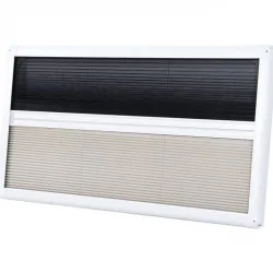 Beyaz Pervazlı Karavan Penceresi (30x70)