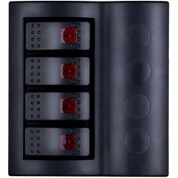 Bfy Switch Panel Otomatik Sigortalı Işıklı - B.S 4lü
