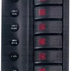 Bfy Switch Panel Otomatik Sigortalı Işıklı - B.S 6lı