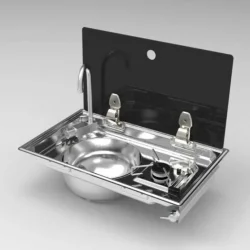 Cam Kapaklı Tekli Gömme Ocaklı Evye – FSM 3402