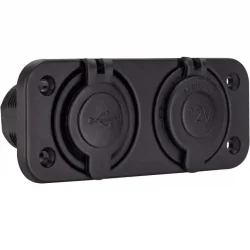 Campasist 5V/1A +2.1A Çift Usb ve 12V Kapaklı Çakmaklık Girişi