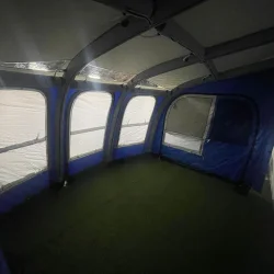 Campasist AİR360K 360cm Şişme Kapalı Karavan Kış Çadırı Mavi