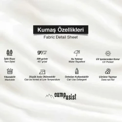 Campasist Yeni Model Fitilli Karavan Eteği - 5 Metre