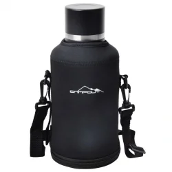 Campout Çift Katmanlı Termos 2000 ML Siyah