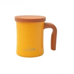 Campout Çift Katmanlı Termos Kupa Sari