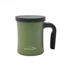 Campout Çift Katmanlı Termos Kupa Yeşil
