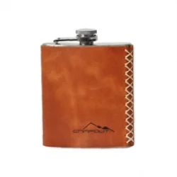 Campout Deri Cep Matarası Krom