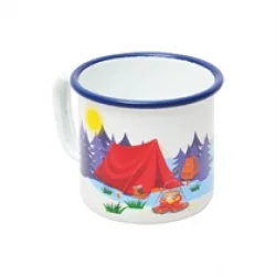 Campout Emaye Kupa Beyaz Çadır