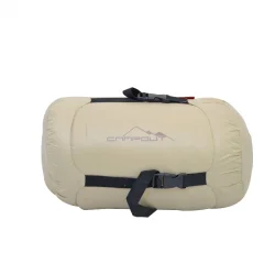 Campout Kaz Tüyü Uyku Tulumu Krem Renk