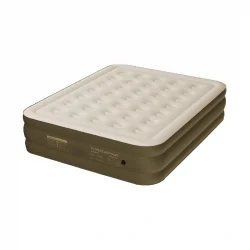 Campout Yüksek Çift Kişilik Şişme Yatak Krem