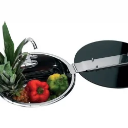 Can Cam Kapaklı Oval Eviye