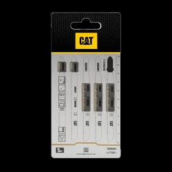 CAT DA06001 5 Parça Profesyonel Ahşap Hızlı/Kaba Kesim Dekupaj Testere Bıçağı, Ucu