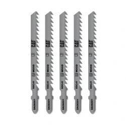 CAT DA06001 5 Parça Profesyonel Ahşap Hızlı/Kaba Kesim Dekupaj Testere Bıçağı, Ucu