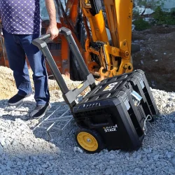 CAT DA41004 HYPER STACK 60 Litre Ağır Hizmet Tipi Tekerlekli Kilitli Takım Çantası