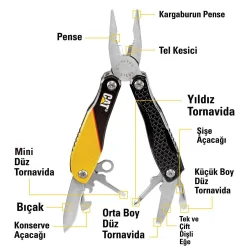 CAT DA980057 12 IN 1 Çok Fonksiyonlu Profesyonel Pense Seti