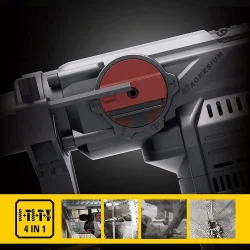 CAT DX27SET 1500Watt 5.0J 32MM Profesyonel SDS-Plus Kırıcı/Delici + DA03903 3 Parça Kırıcı Uç Seti