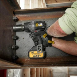 CAT DX7020.1 18Volt 4.0 Ah Çift Akülü Kömürsüz 700/880Nm Profesyonel Şarjlı Somun Sıkma + 10 Adet Lokma Ucu